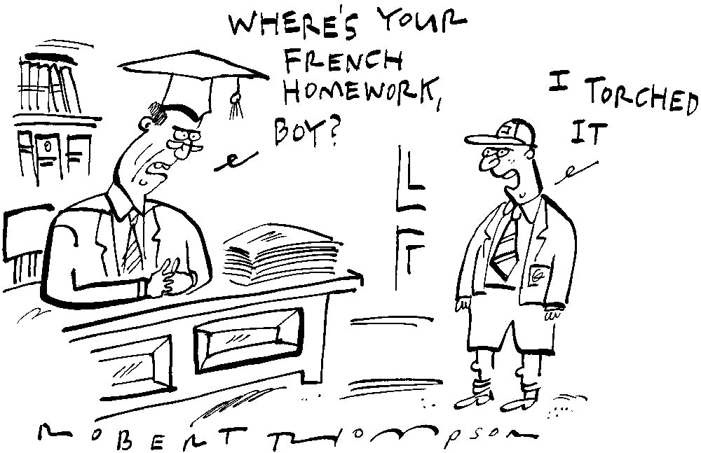Robert Thompson - French homework - 10 October 2026