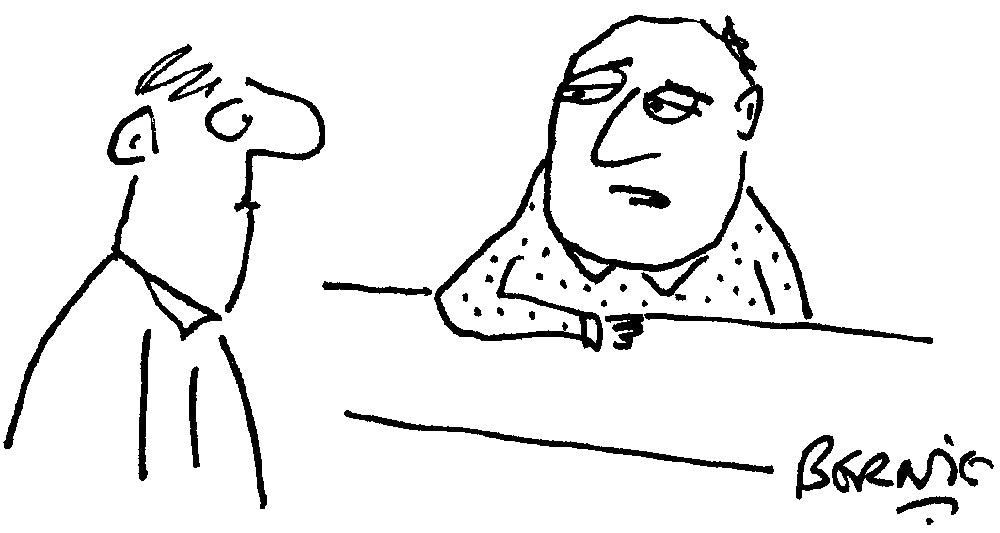 Bernie - A treble whisky please – I’m doing sober October - 18 October 2025