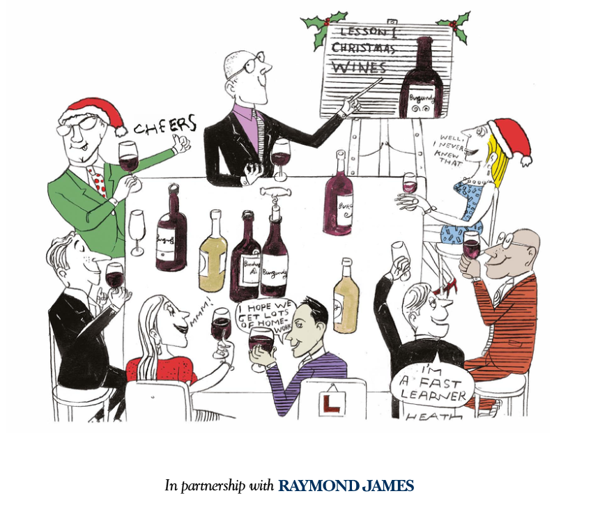 A Christmas Wines Masterclass - Thursday 3 December | 6 - 8pm | Edgbaston Golf Club, Birmingham