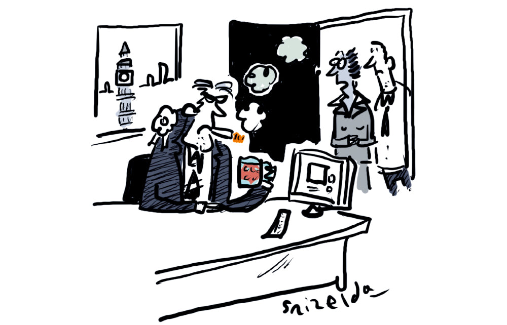 Grizelda - He's taken up beer and fags to make himself more popular with voteres - 1 March 2025