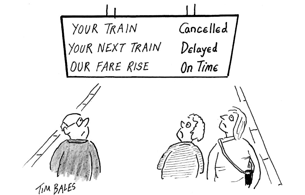 Tim Bales - Train fare rise - 8 March 2025