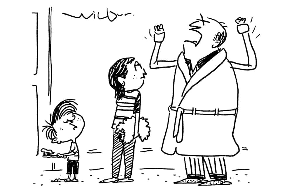 Wilbur - ‘Don’t tell me I now have to queue for the bathroom!’ - 24 September 2022