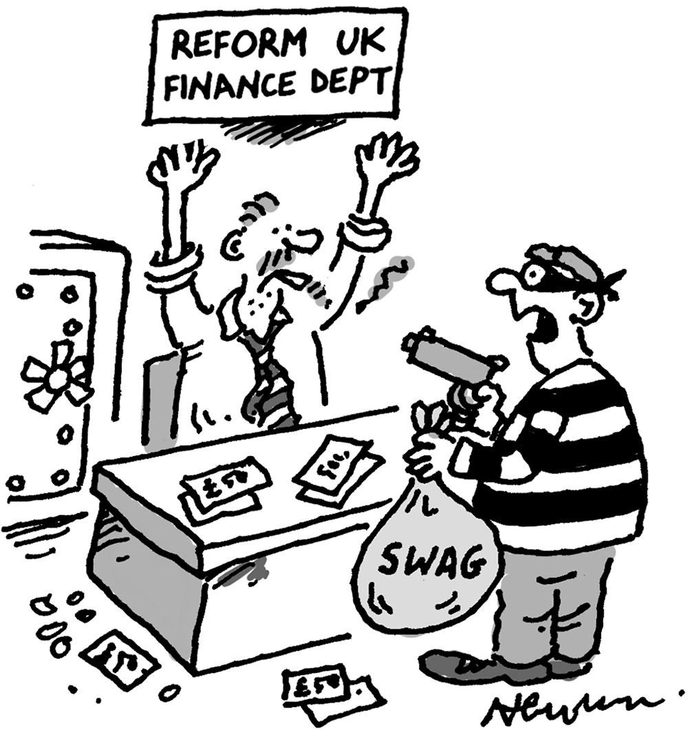 Nick Newman - ‘Relax, I’m here to make a donation.’ - 18 July 2026