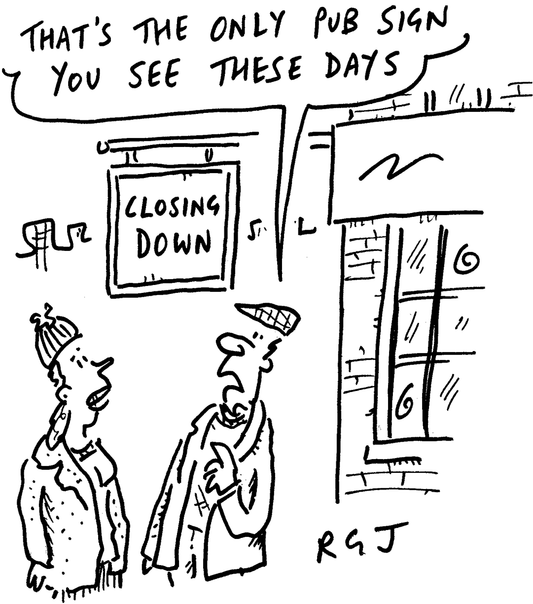 RGJ - That’s the only pub sign you see these days - 7 February 2026