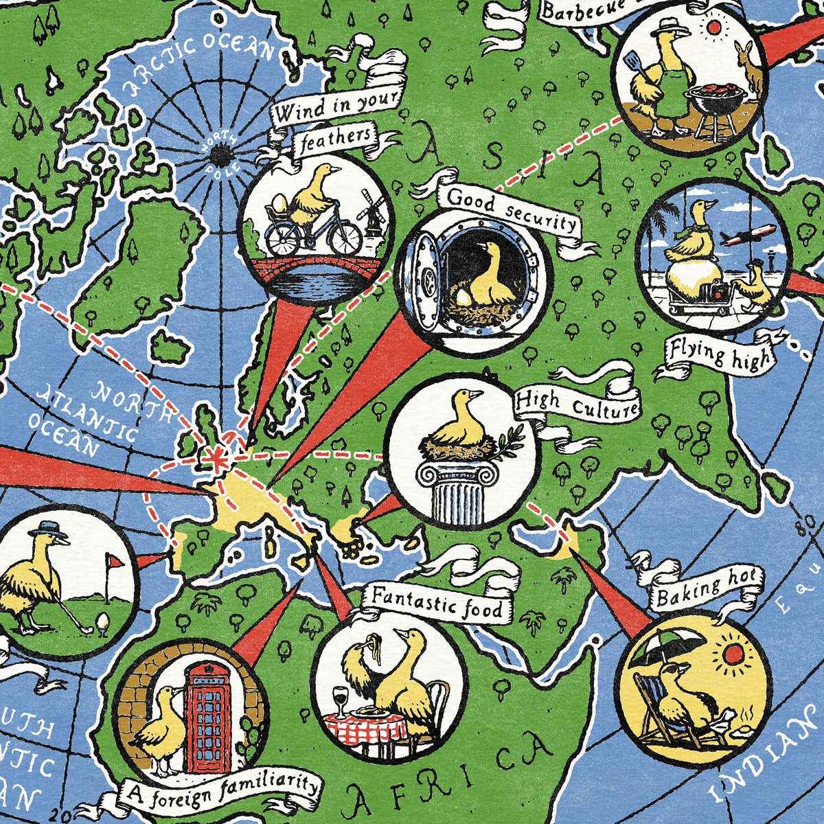 A Migration Map of the British Golden Goose
