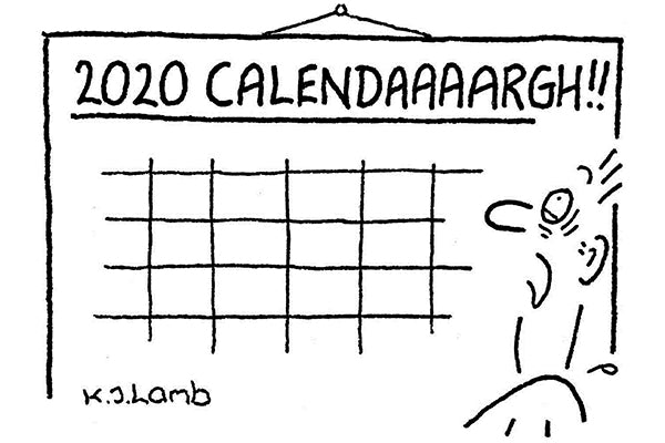 KJ Lamb - 2020 Calendaaaargh - 18 April 2020