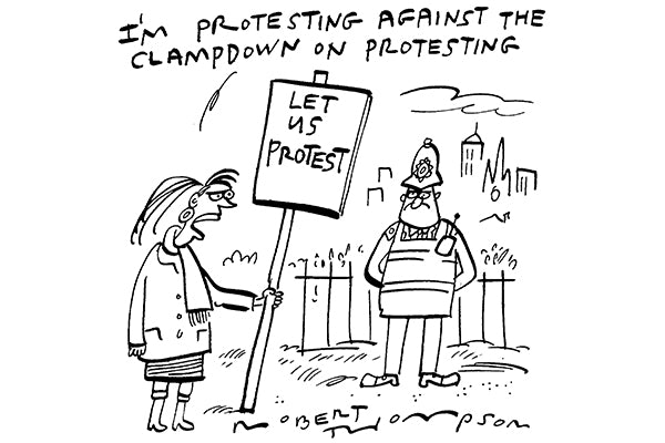 Robert Thompson - Clampdown on protesting - 20 March 2021