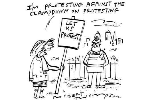 Robert Thompson - Clampdown on protesting - 20 March 2021