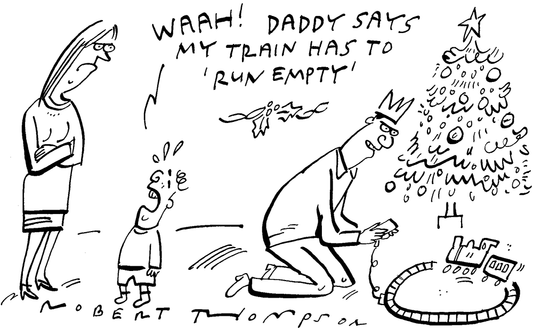 Robert Thompson - Daddy says my train has to 'run empty' - 6 December 2025