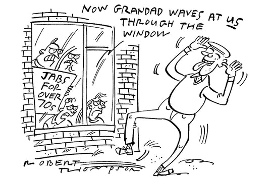 Robert Thompson - Grandad waves - 23 January 2021