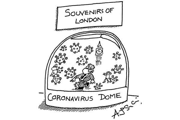 A J Singleton - Coronavirus dome - 28 March 2020