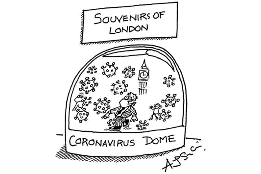 A J Singleton - Coronavirus dome - 28 March 2020