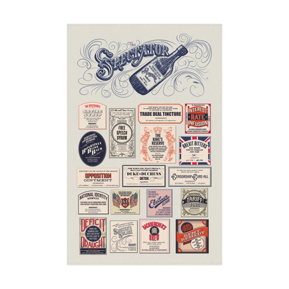 Apothecary tea towel