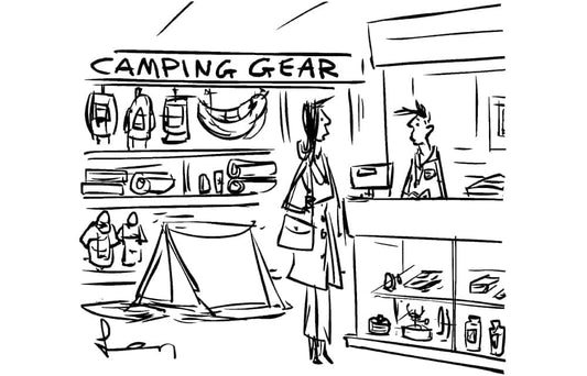 Len - ‘I need a tent, emergency rations, a sleeping bag... and anything else you would recommend for an airport departure lounge.’ - 30 July 2022