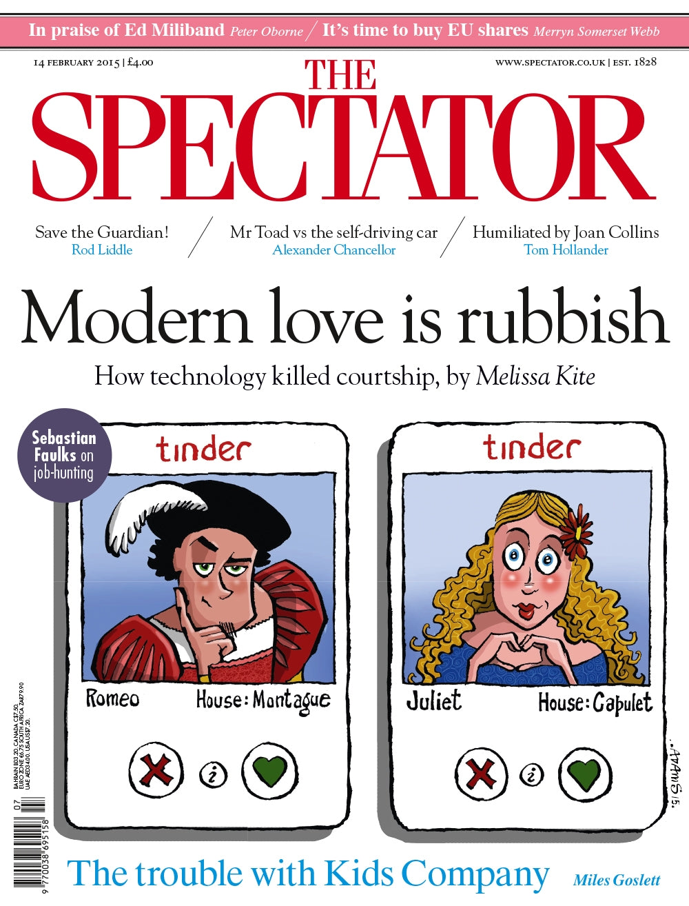 14 February 2015 Cover