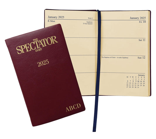 Initialled Spectator 2025 pocket diary