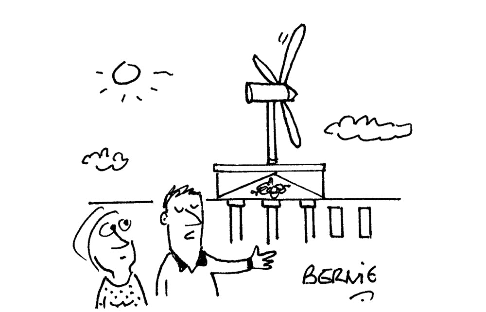 Bernie - ‘When the turbine is rotating it means the King is in residence.’ - 3 August 2024