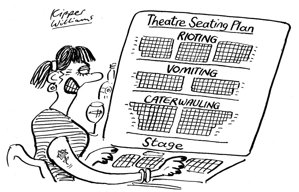 Kipper Williams - Theatre seating plan - 15 April 2023