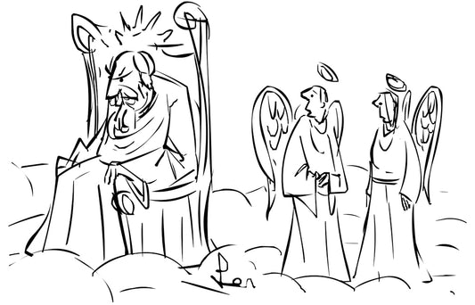 Len - ‘I’d steer clear of God if I were you – he’s in a right Old Testament mood today.’- 21 February 2026