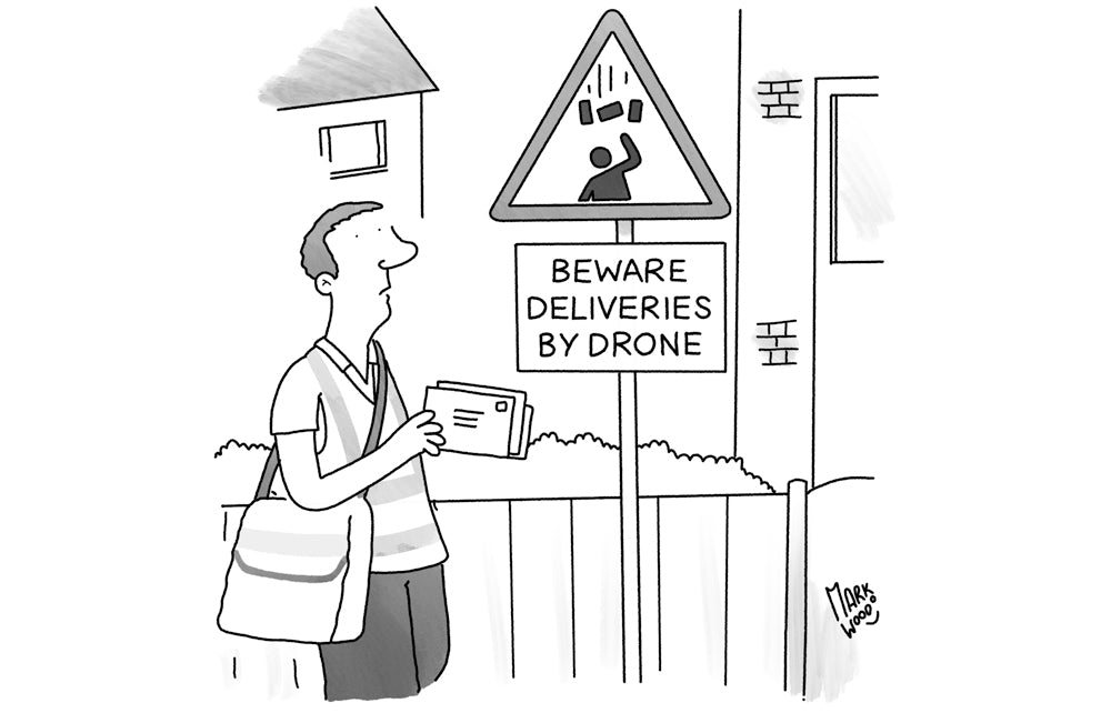 Mark Wood - Beware deliveries by drone - 16 May 2026