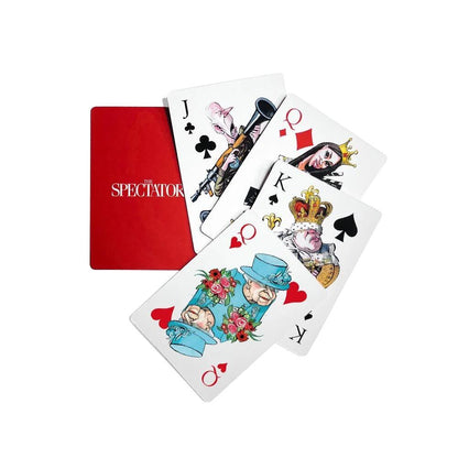 Spectator playing cards - red backed