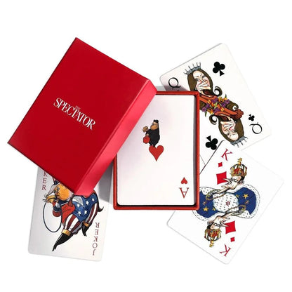 Spectator playing cards - red backed