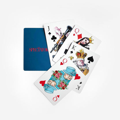 Spectator playing cards - blue backed