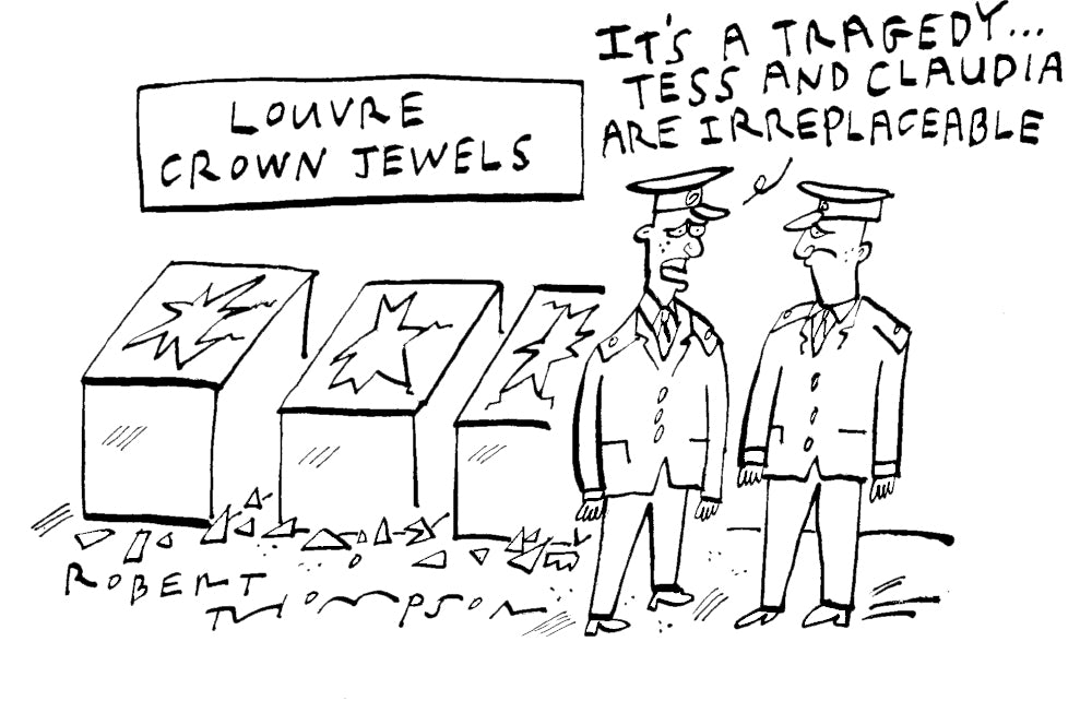 Robert Thompson - Louvre crown jewels - 1 November 2025