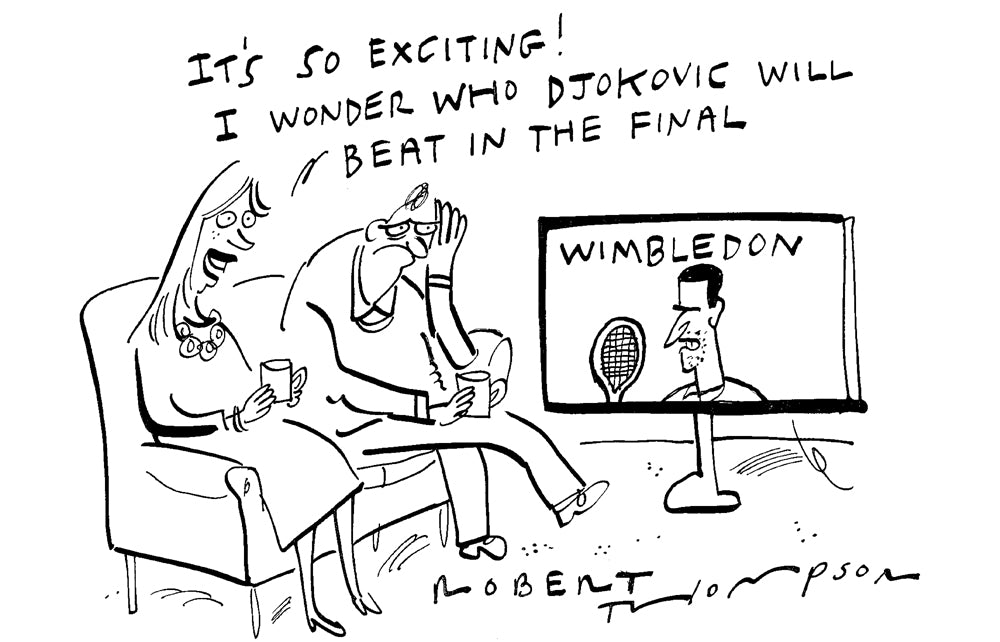 Robert Thompson - I wonder who Djokovic will beat in the final - 8 July 2023