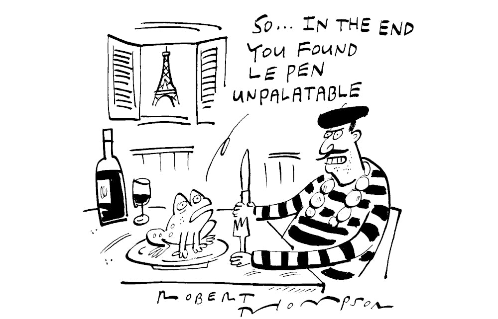 Robert Thompson - In the end you found le pen unpalatable - 13 July 2024