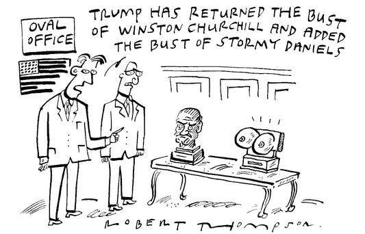 Robert Thompson - The bust of Stormy Daniels - 16 November 2024