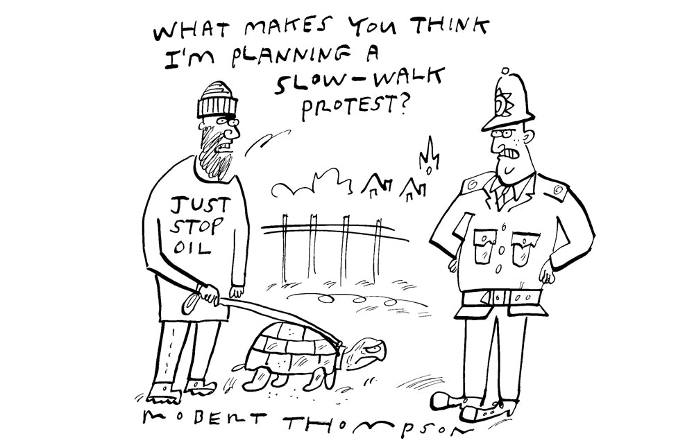 Robert Thompson - Slow walk protest - 21 January 2023