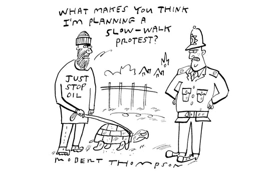 Robert Thompson - Slow walk protest - 21 January 2023