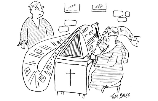 Tim Bales - ‘I could kill the rotter who invented the infinite scroll.’ - 6 June 2026